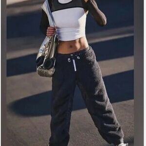 Free People Black Fleece sundown Joggers small